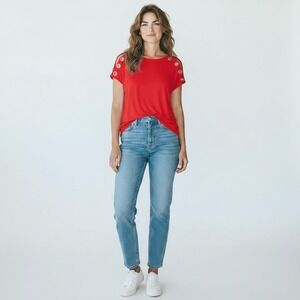 89th & Madison Bittersweet Red Top XL
